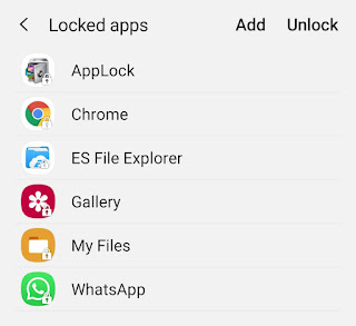 Lock gallery app using S Secure