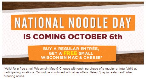 Review and GIVEAWAY: Mac 'n cheese dishes return to Noodles &amp; Company