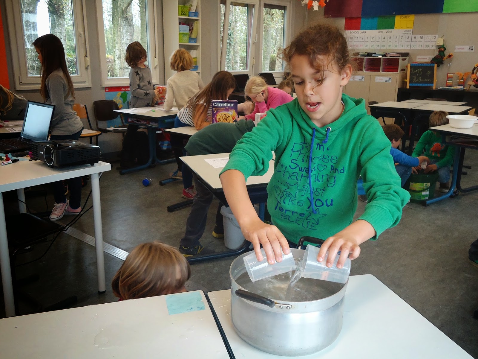 Vierde leerjaar Hoeveel weegt een pompoen,