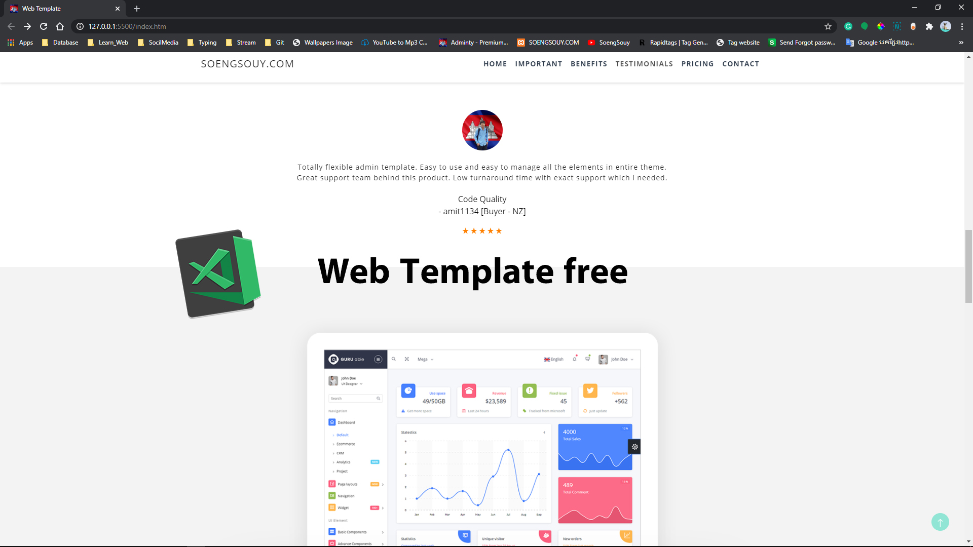 How to Web Template free download HTML CSS JS image.