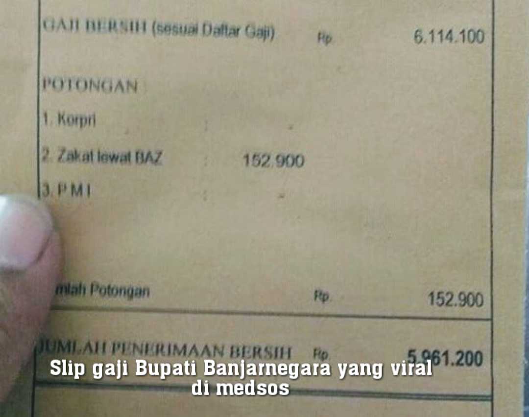Viral Postingan Gaji Bupati Banjarnegara Di Medsos Ini Tanggapan Ganjar Pranowo