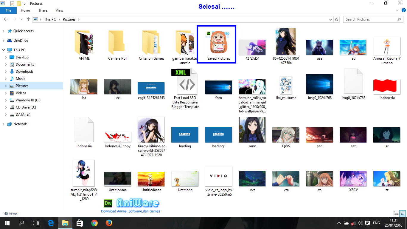 Anime Icons For Windows 7