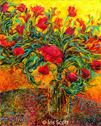 finger iris painting scott paint artist fingerpainting paintings flowers professional watts artpromotivate neon canvas adults visited spotlights fine paints artwork