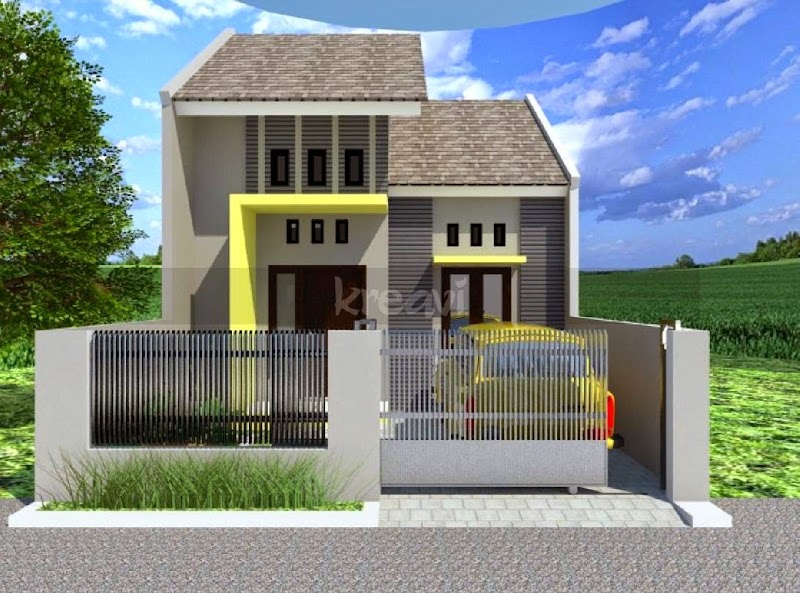 22+ Gambar Rumah Minimalis Leter L Motif Minimalis