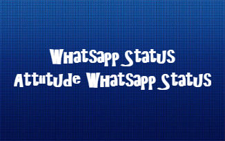Attitude Status In English For WhatsApp Status