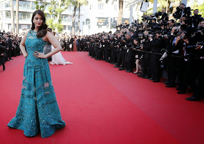 Aishwarya Rai Bachchan on Red Carpet of Cannes Film Festival 2015