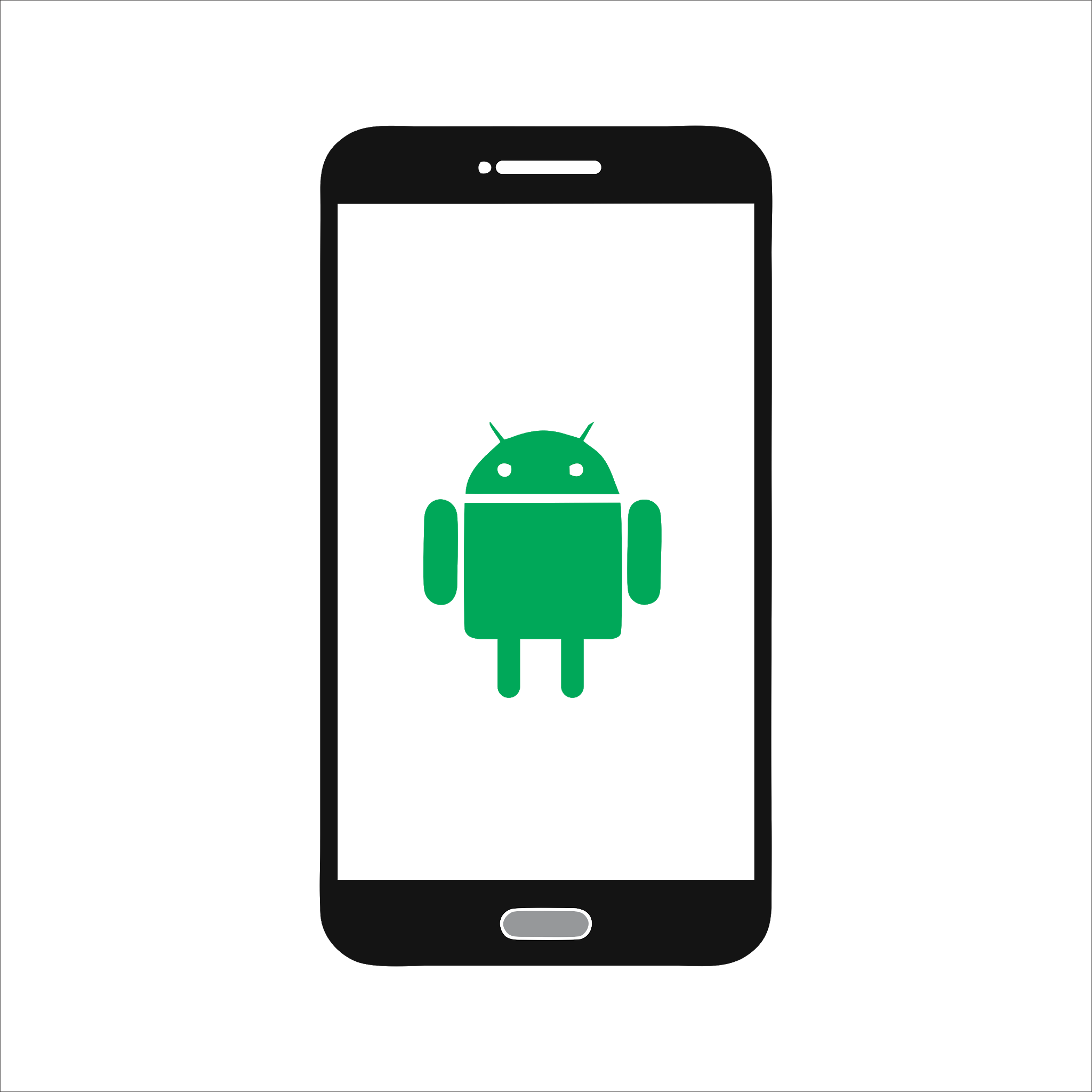 Android Phone Logo Creative Handle