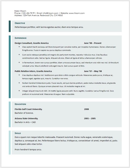 Template Riwayat Hidup Format Microsoft Office Word Versi 22