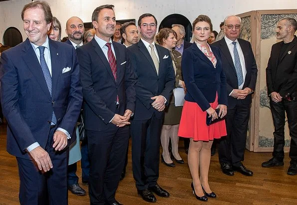 Hereditary Grand Duchess Stephanie and Hereditary Grand Duke Guillaume opened of 2nd edition of Masters Hands exhibition