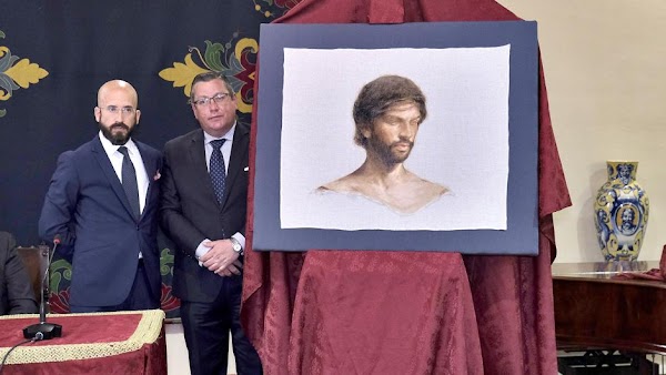 Así es el paño de la Verónica del Valle de Sevilla para la Semana Santa de 2021 Así es el paño de la Verónica del Valle de Sevilla para la Semana Santa de 2021