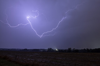 Wetterfotografie Gewitterfront Gewitterzelle Superzelle Sturmjäger NRW