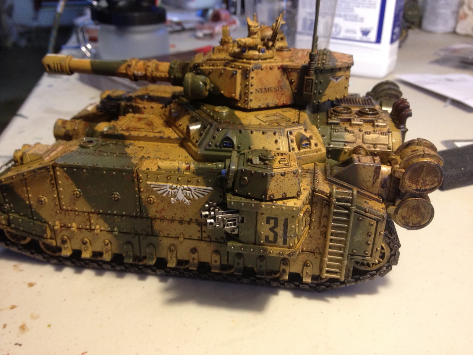 Army Undecided: Major progress on the GW Baneblade - Using Oil Paints ...