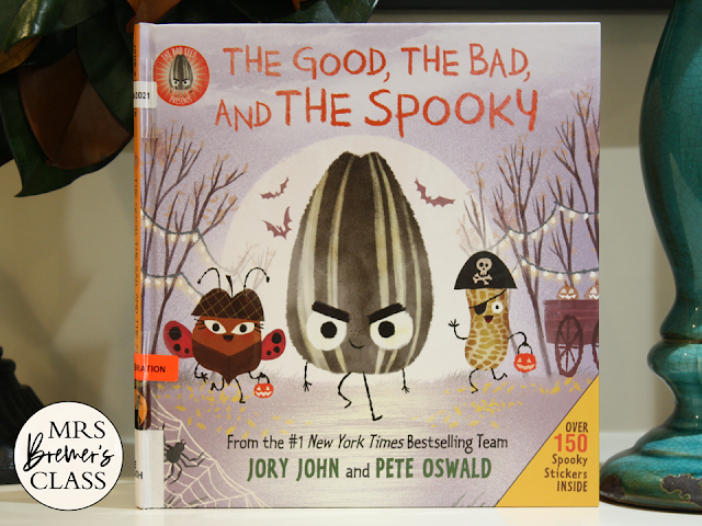 The Good The Bad and The Spooky book study activities unit with literacy activities and a craftivity for Kindergarten and First Grade
