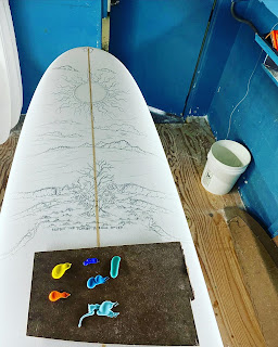 Surfboards & art by Paul Carter