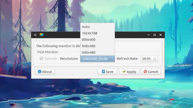 setting resolusi (ukuran) layar ubuntu permanen