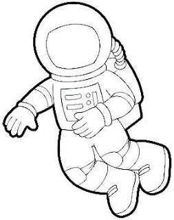 Desenho de astronauta