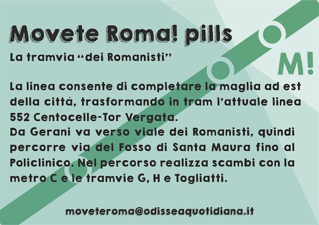 Movète Roma Pillola, numero 21: La tramvia dei Romanisti