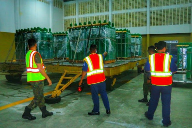 Rondônia recebe mais 80 cilindros de oxigênio para abastecimento de hospitais municipais