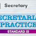 Secretarial Practice Class 11- Chapter - 1 -Secretary
