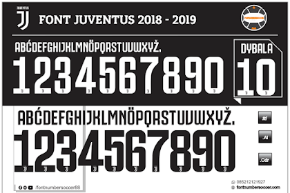 Font Juventus 2018-2019