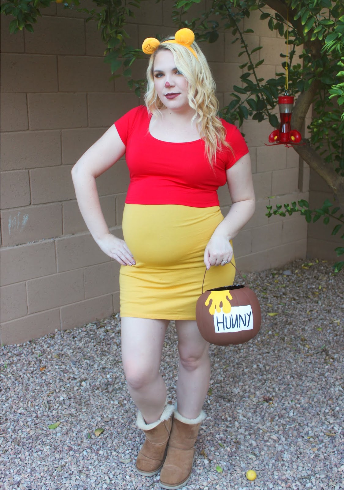Diaries of a Sunflower Winnie the Pooh Maternity Costume