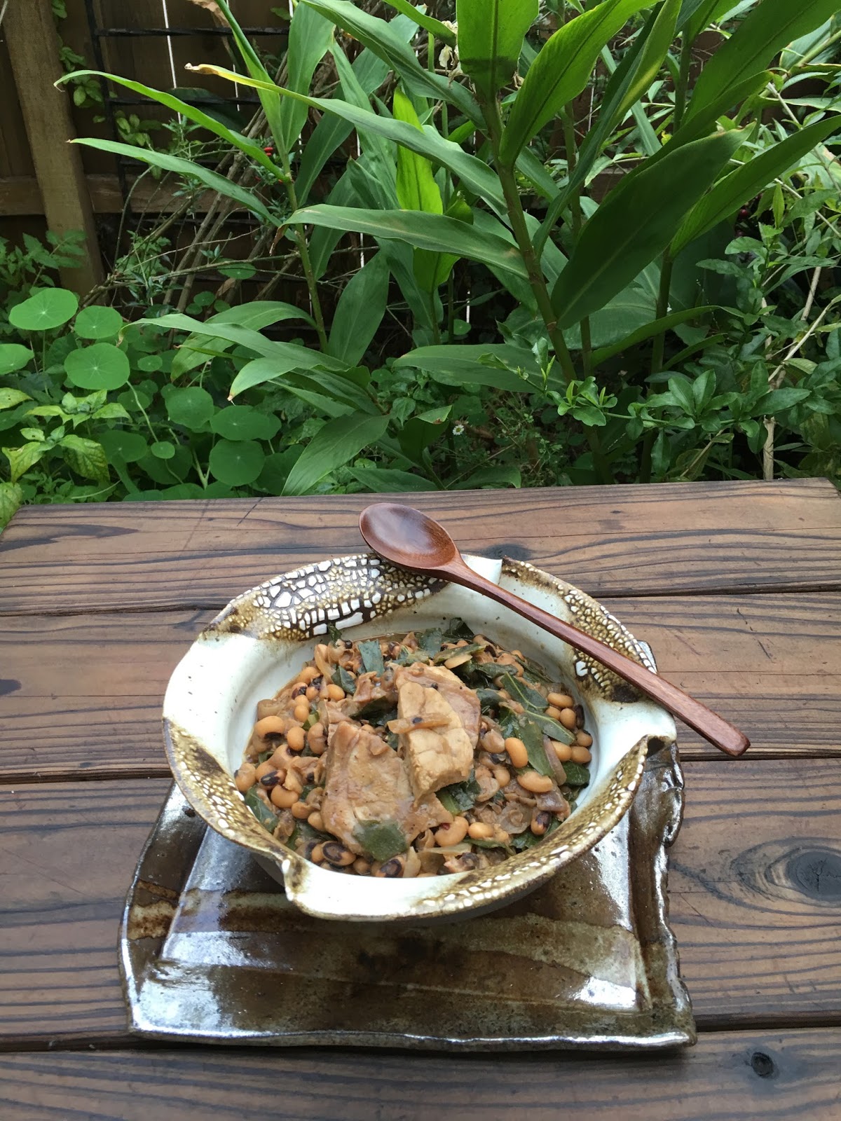 Avanti Cafe Musings New Years Black Eyed Peas w/ Ham Hock & Collards Chef Mark Cleveland