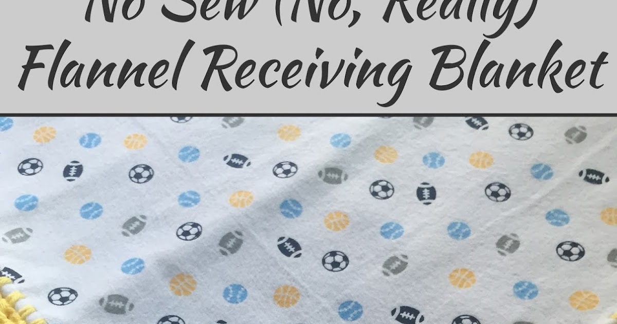 Knitting Like Crazy No Sew (No Really) Baby Receiving Blanket