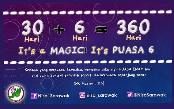 Niat Puasa Syawal, Puasa 6 hari setara 1 tahun jika dikerjakan!