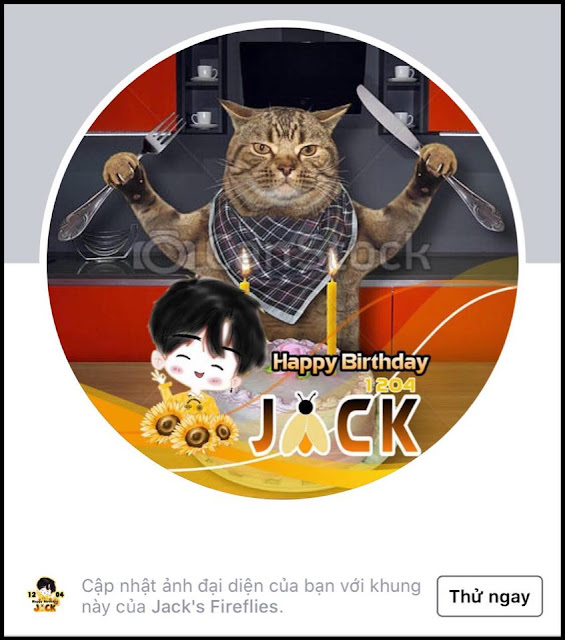 Hàng trăm ngàn fan hâm mộ đồng loạt đổi avatar mừng sinh nhật Jack, nhuộm vàng cả Facebook Hàng trăm ngàn fan hâm mộ đồng loạt đổi avatar mừng sinh nhật Jack, nhuộm vàng cả Facebook