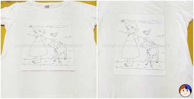 Customizar camiseta con pintura textil paso 2