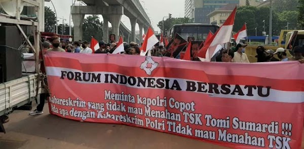 Forum Indonesia Bersatu Desak Kapolri Tahan Tommy Sumardi