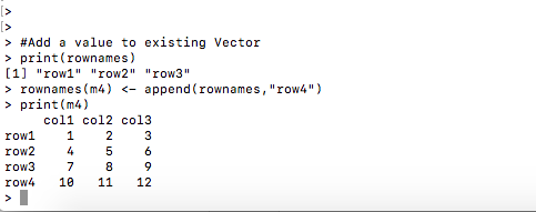 Adding a row or a column to an existing Matrix in R - OindrilaSen