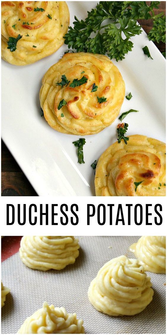 Duchess Potatoes vegan recipe box