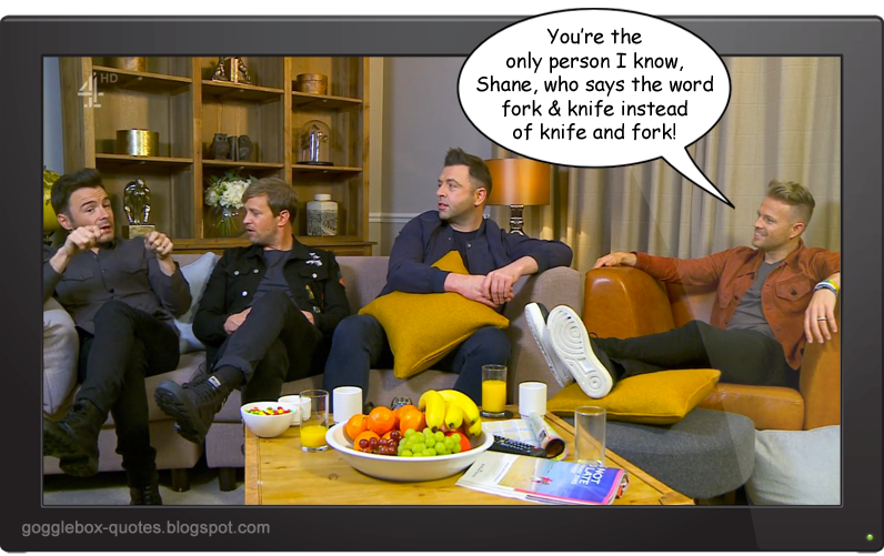 Gogglebox Quotes Celebrity Gogglebox 2019 Episode 3 Westlife on