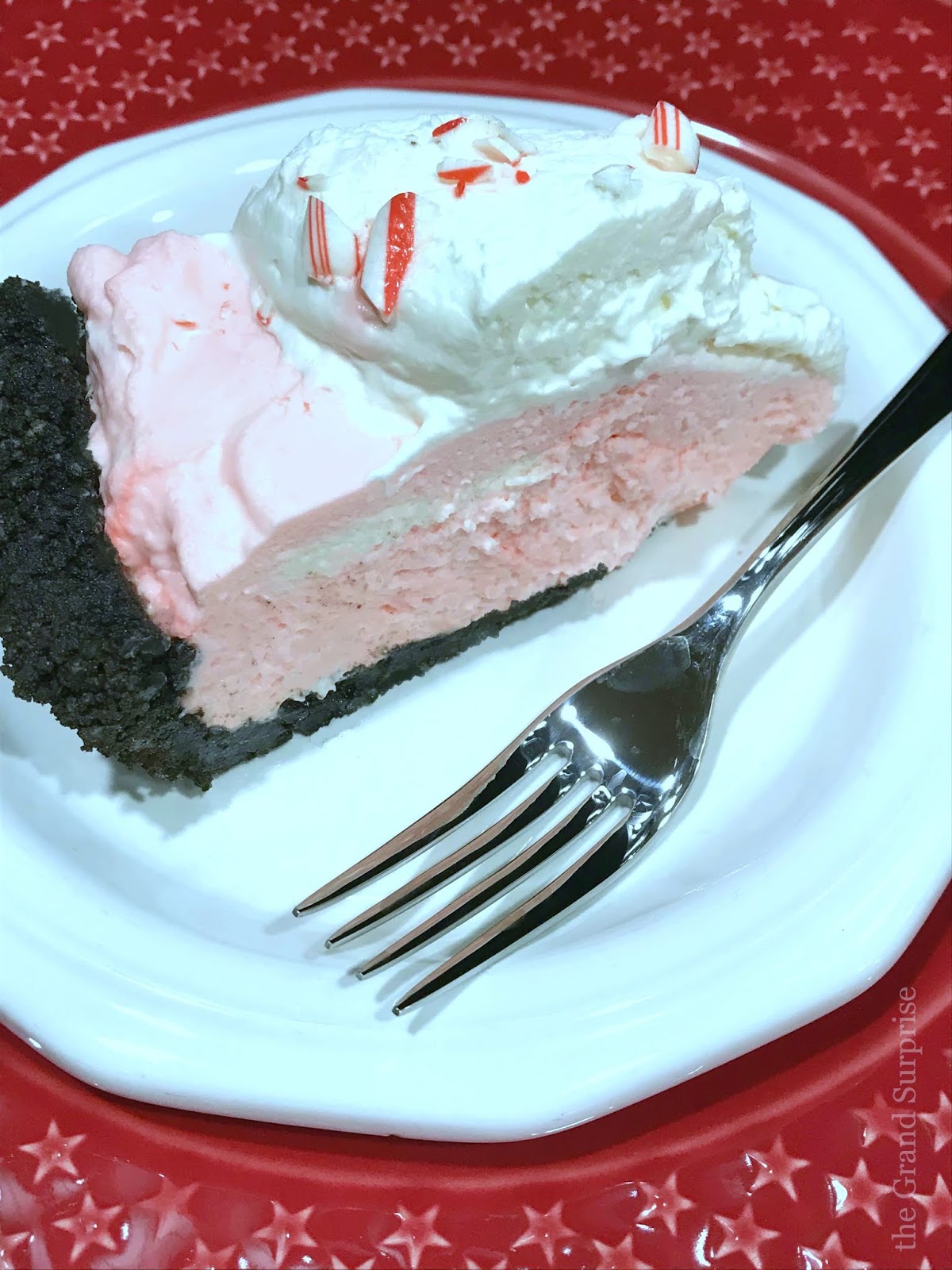 the Grand Surprise! Peppermint Icebox Cake