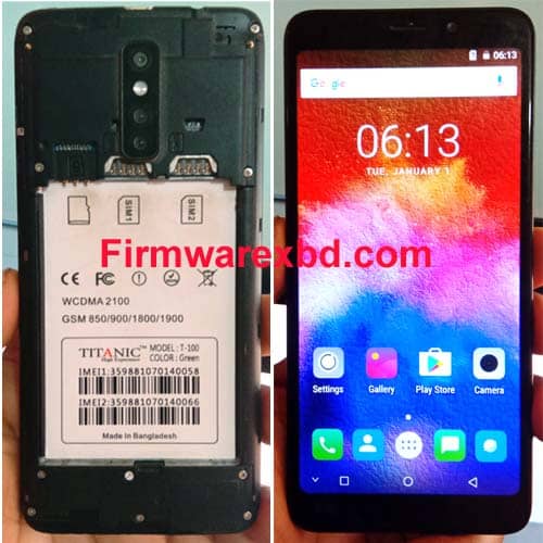 Titanic T100 Flash File Without Password Firmware SP7731G 6.0