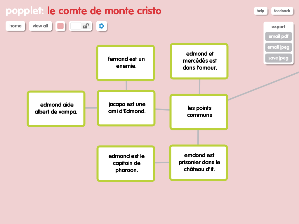 Chez Renée: Popplet Lite App for iPad