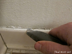how to remove tile baseboard