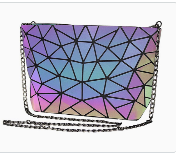 Luminous Holographic Handbag For Less [The Color Wheel Gallery]