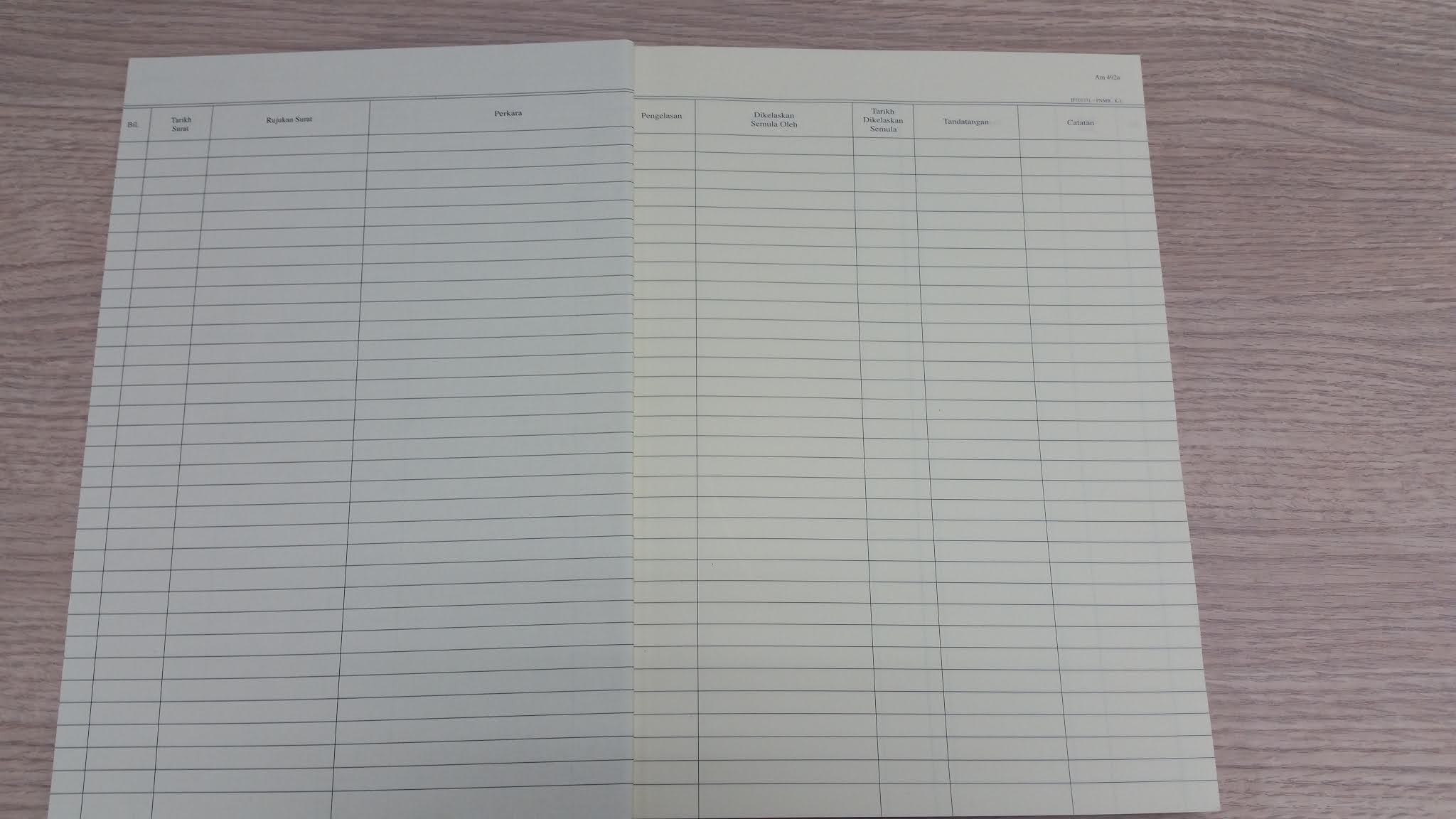 Buku Daftar Am 492 NorahrtWyatt Buku Daftar Am 492 NorahrtWyatt