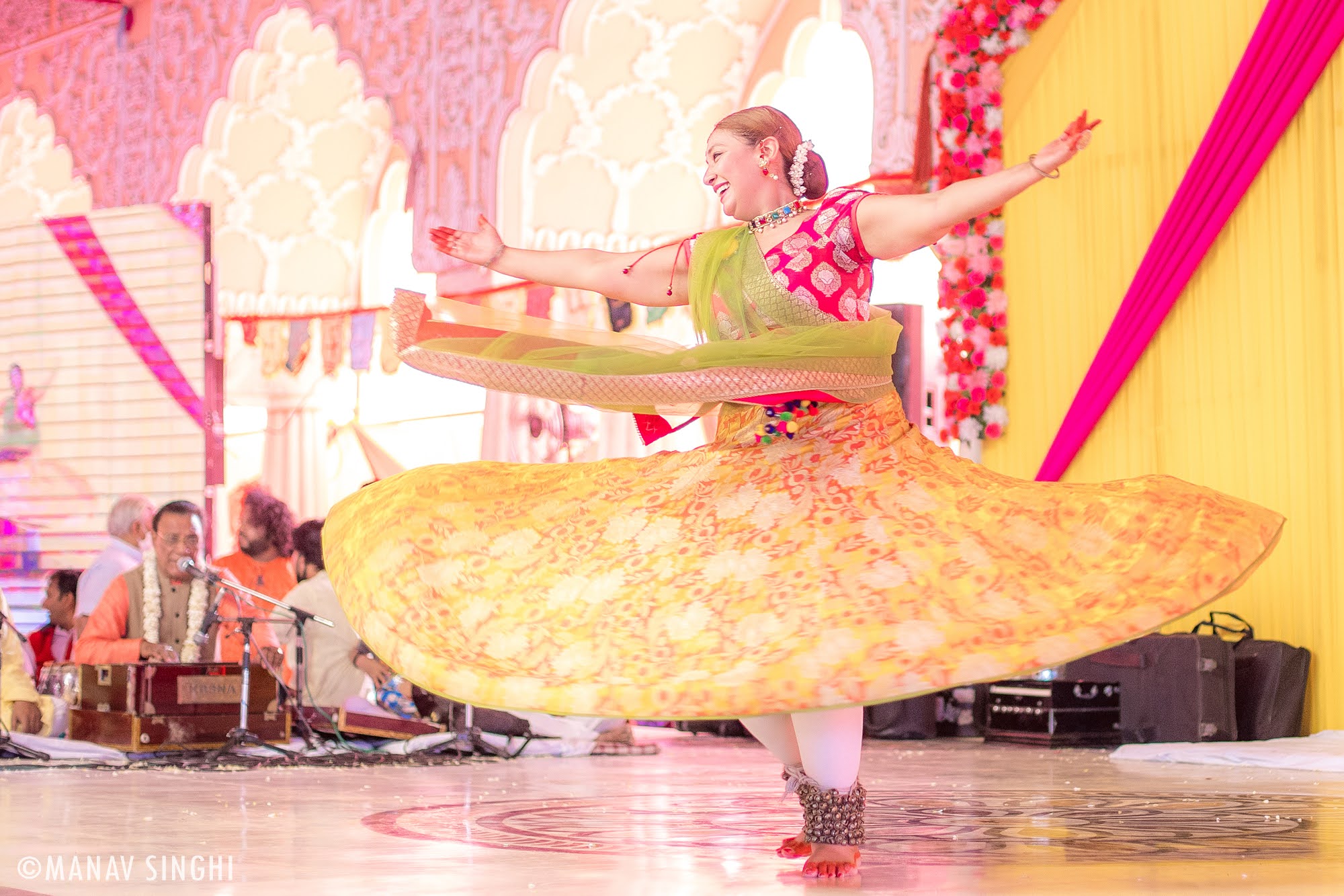 Richa Gupta Kathak Fagotsav 2021 Govind DevJi, Jaipur. Day - 3