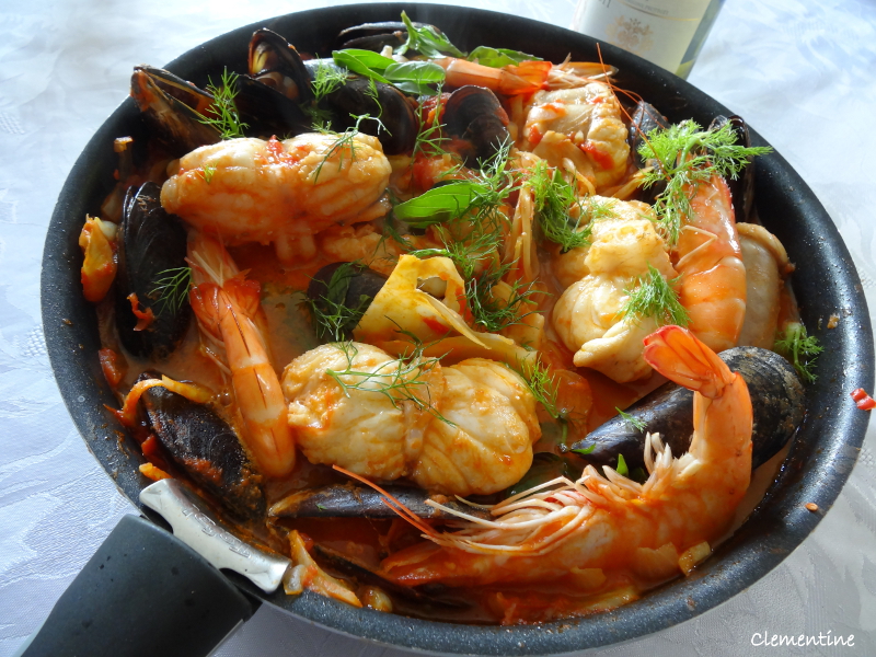 Le blog de Clementine Bourride de poisson aux fruits de mer de Jamie