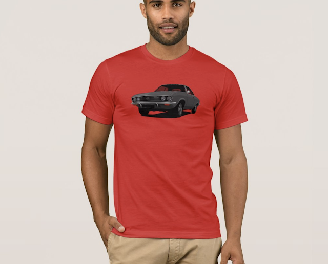 Gray Opel Manta A t-shirt