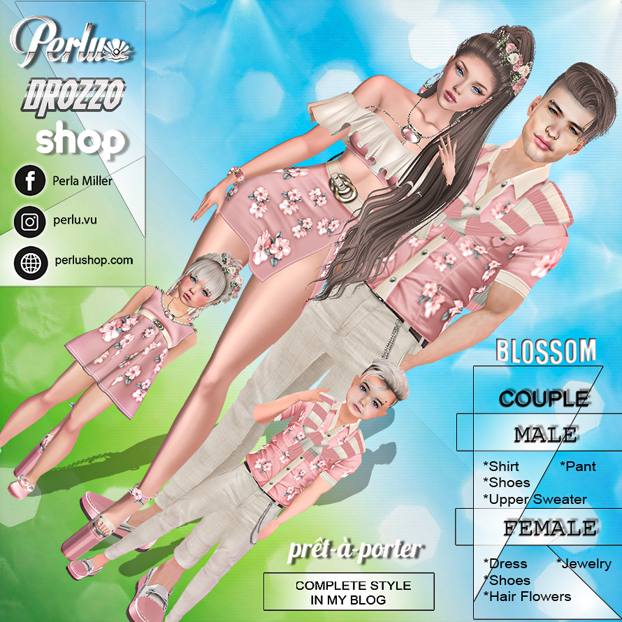 BLOSSOM COUPLE BUNDLE - PERLU | DROZZO SHOP