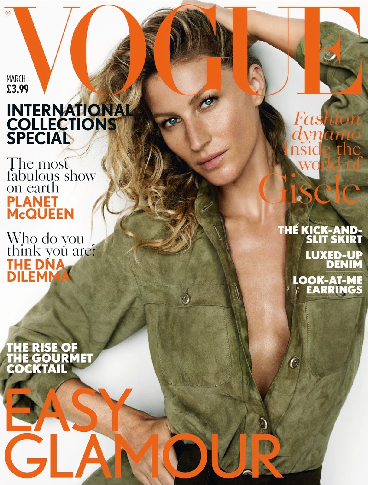 Nicola Loves. . . : Coverin' It: Gisele Bündchen on British Vogue