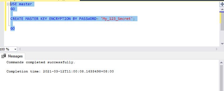 Hemant's SQL Server DBA Blog: Setting up Transparent Data Encryption