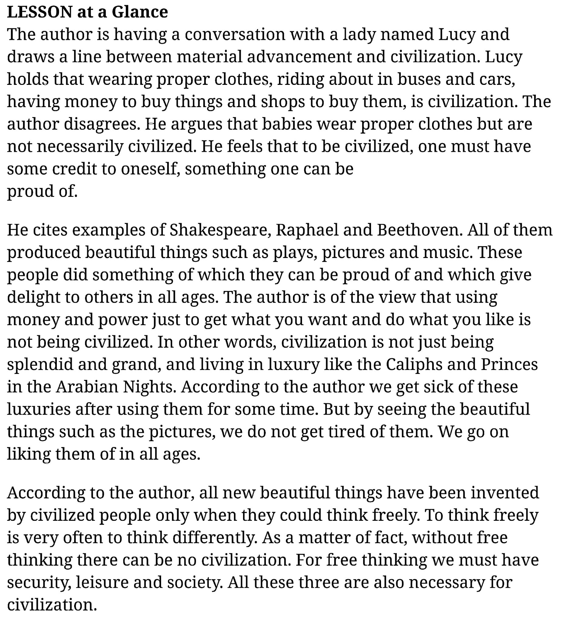 कक्षा 11 अंग्रेज़ी Prose अध्याय 6 , कक्षा 11 अंग्रेज़ी का Prose अध्याय 6 , कक्षा 11 अंग्रेज़ी के Prose अध्याय 6 के नोट्स हिंदी में,