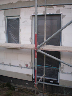 Bautagebuch Anhöck + Kellner Erfurt: Garage geputzt, Wasseruhr eingebaut