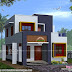 2314 sq-ft 4 bedroom simple flat roof house