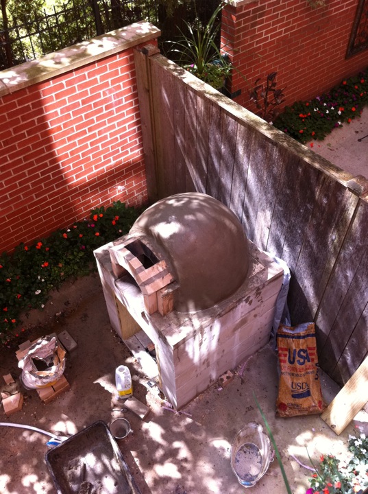 Brick Pizza Oven Dome Insulation
